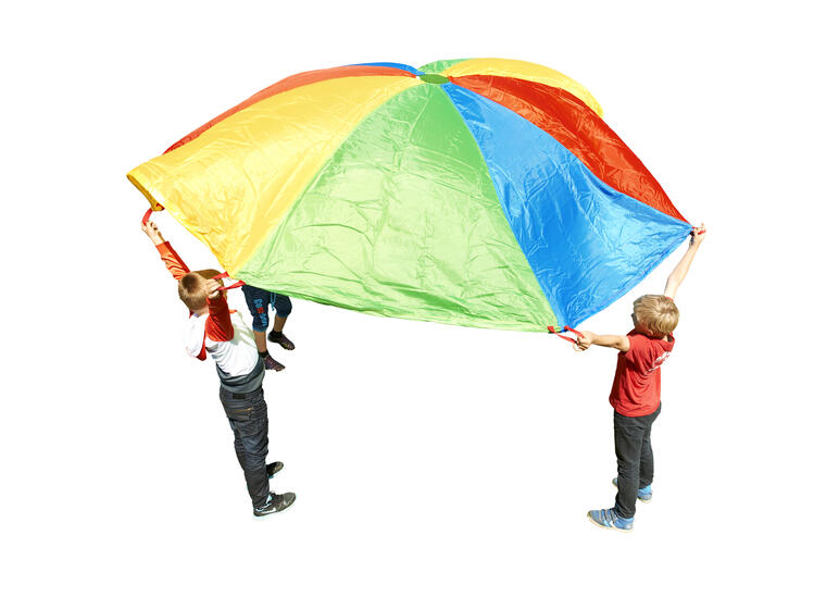 Fallskjerm 5 m For 10-18 personer 