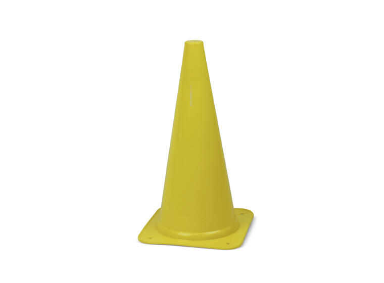 Markeringskjegle 37 cm | Gul 1 stk kjegle i signalfarge 