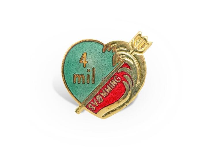 Svømmemerke 4 mils merket 
