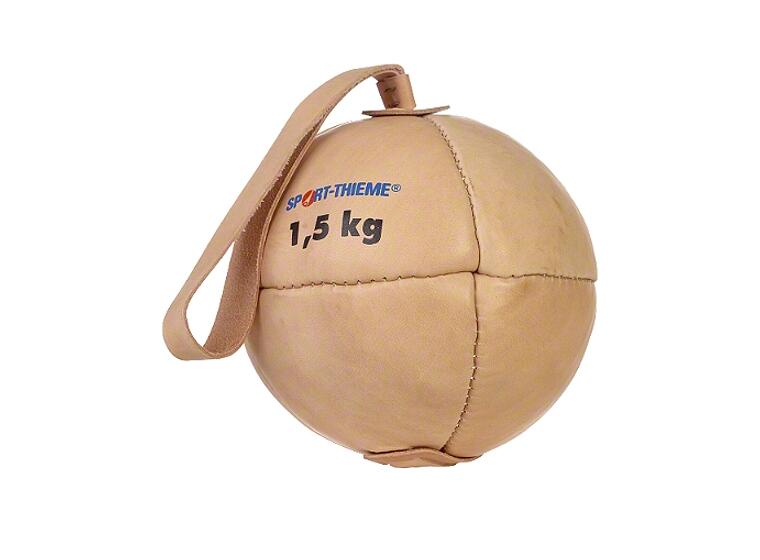 Slengball Sport-Thieme av lær 1500 g | diameter 20 cm 