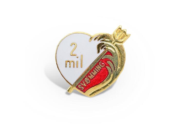 Svømmemerke 2 mils merket 