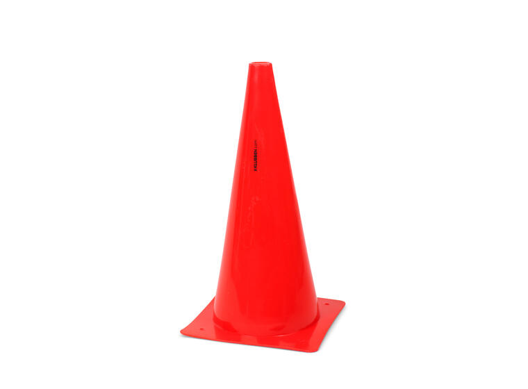 Markeringskjegle 37 cm | Rød 1 stk kjegle i signalfarge 