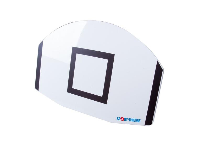 Basketballplate Street GFK 110x73 cm | Utendørs basketplate 