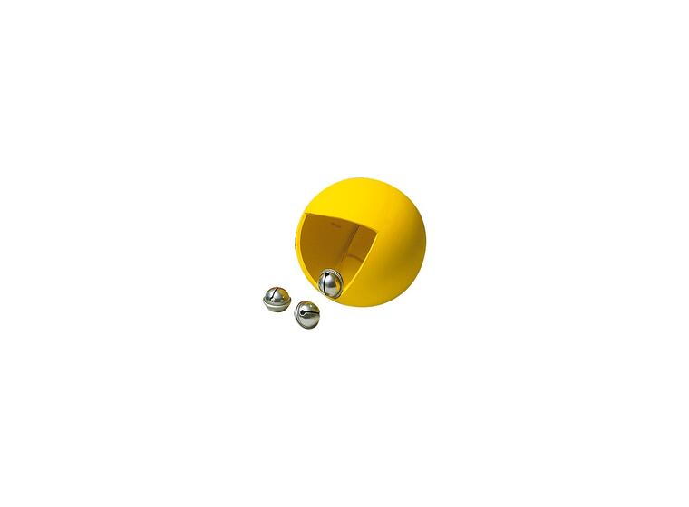 Klokkeball 16 cm gul Ball for svaksynte og blinde, gul 