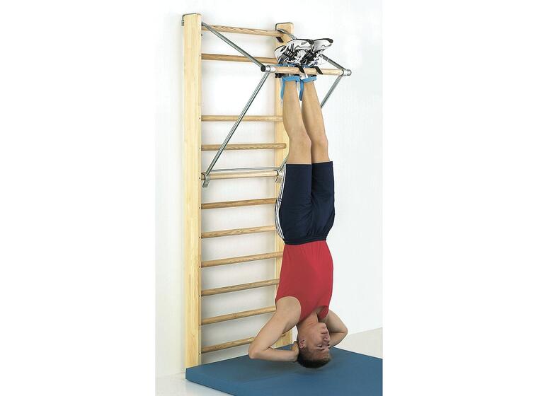 Ribbevegg med pull-up stang 210 cm 1 seksjon | Avstand 25,2 cm | Ask 