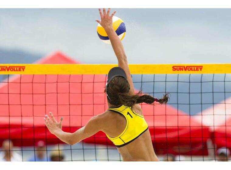 Sandvolleyball-sett SunVolley Plus Nett 9,5 m | Stolper | Bag 