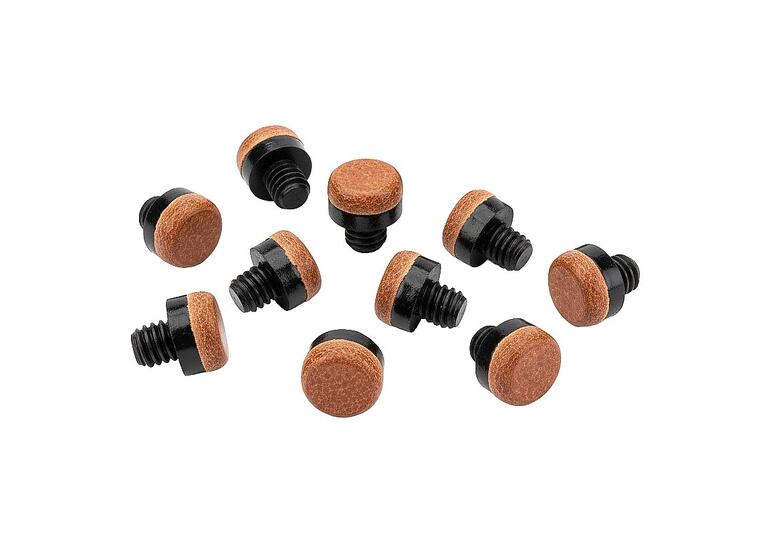 Stradivari skrutupp Standard (10) 12mm | Lærtupp med skrugjenger 