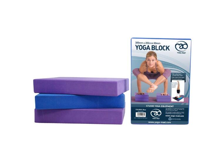 Yogablokker i EVA skum - 20 stk. 305 x 205 x 50 mm | Lilla 