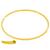 Gymnastikkring Pvc 50 cm | Gul 50 cm flat ring med kant-profil 