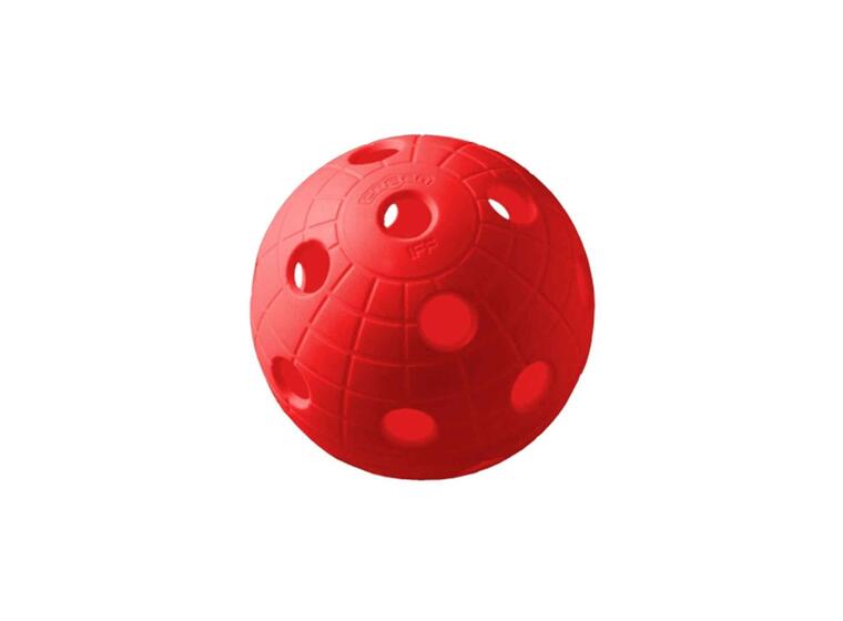 Innebandyball Crater Unihoc | Rød Matchball | IFF | 1 stk 