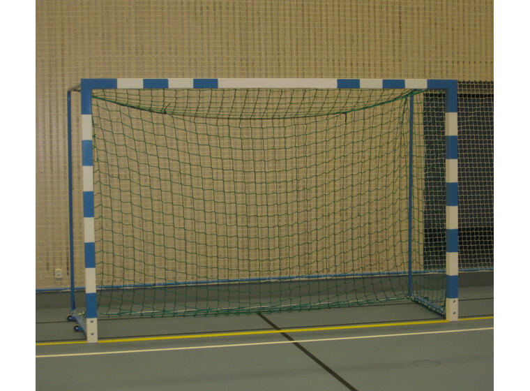 Håndballmål 3x2m hvit/blå 1 stk | foldbare nettbøyler m/nett 