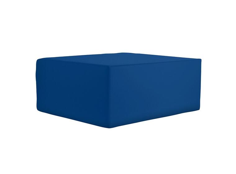 Polyskum rektangulær pute Blå psoaspute 50x45x40 