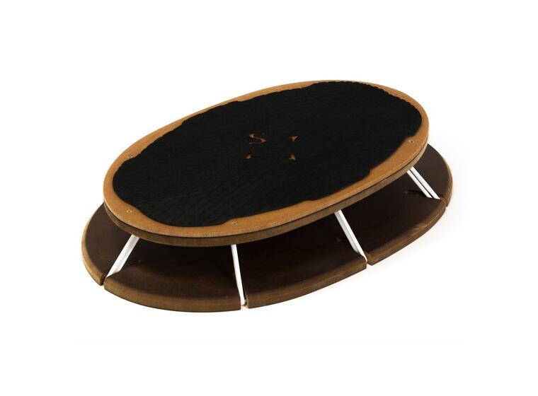 Balansebrett Sensoboard Allround Vippebrett av oljet tre 