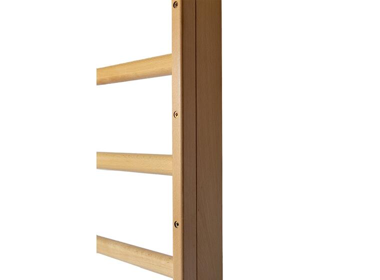 Klubben Premium Ribbevegg 265 x 75 cm 1 seksjon | Avstand 15,5 cm | Bøk 