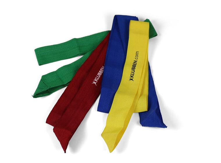 Lagbånd Senior | 40 stk 4 farger | 40 lagbånd | 60 cm 
