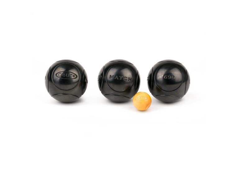 OBUT Konkurranse Boule Sett med 3 | 690 gram | D 72 mm 