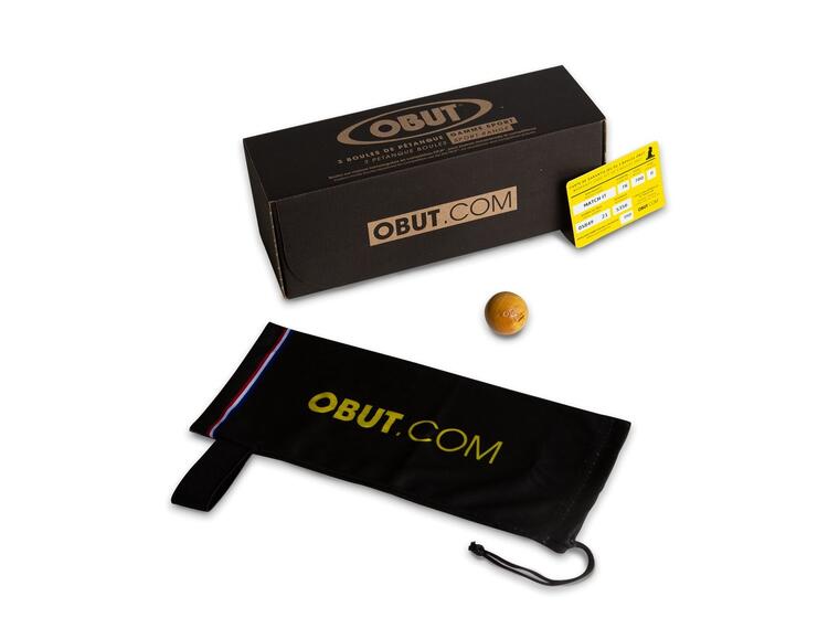 OBUT Konkurranse Boule Sett med 3 | 690 gram | D 72 mm 