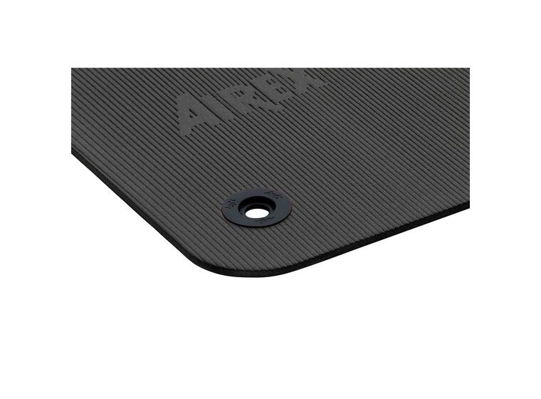 Airex Fitline matte 140x60x1 cm Treningsmatte med hull | Antrasitt 
