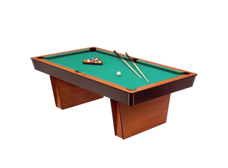 Biljardbord Lugano | Skiferplate 6 fot Grønn biljardduk | Spilleflate 180x90 cm 