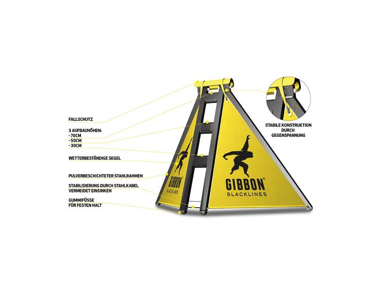 Gibbon® Slack Frame Mobil ramme for slackline 