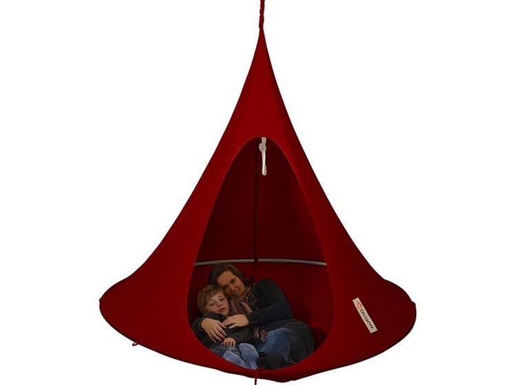 Hengehuske Cocoon - Hvit - 180cm Genial hengekøye og gyngestol for alle 