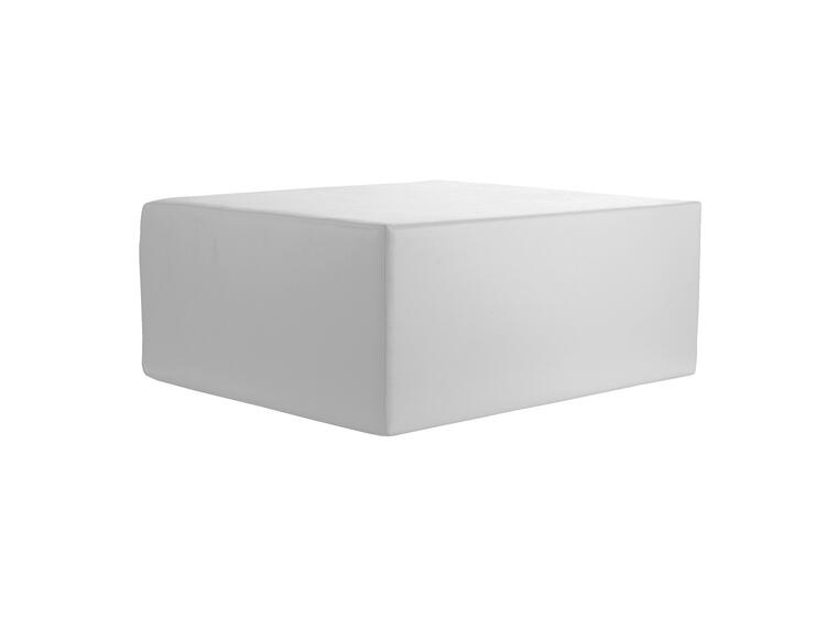 Polyskum rektangulær pute Hvit psoaspute 25x15x5 