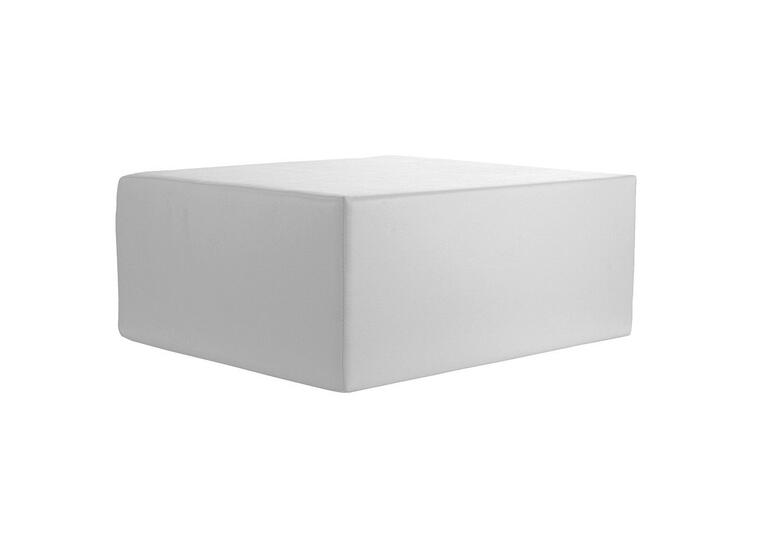 Polyskum rektangulær pute Hvit psoaspute 25x15x5 