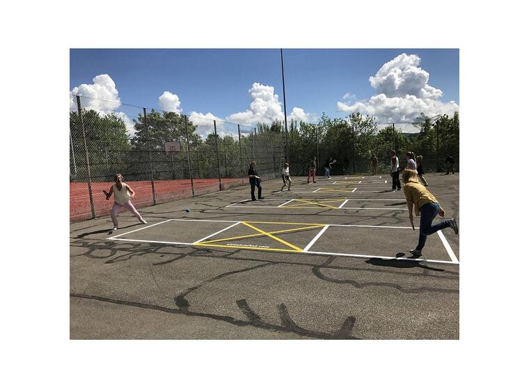 Street Racket Sport klassesett Aktiviserer 24 personer 