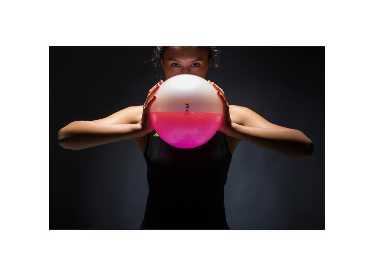 Medisinball Trial Fluiball 3 kg Rosa | fylt med væske 