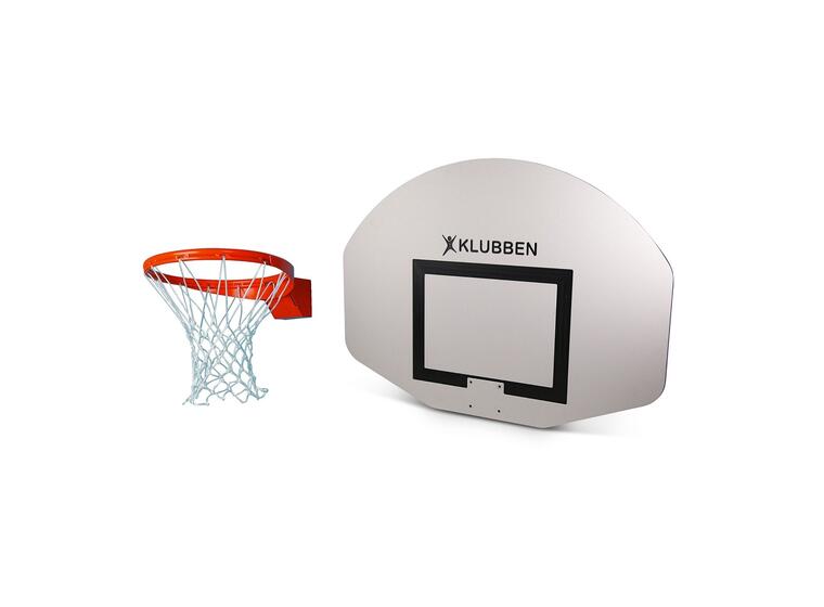 Basketballkurv med nett og plate Innebruk | Komplett sett med veggfeste 