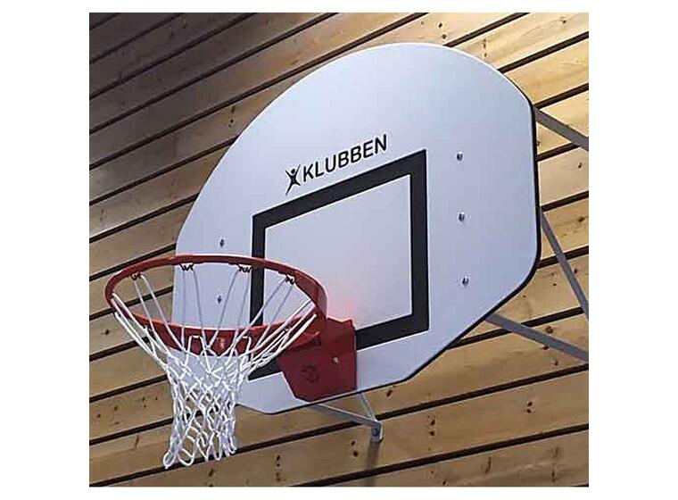 Basketballkurv med nett og plate Innebruk | Komplett sett med veggfeste 
