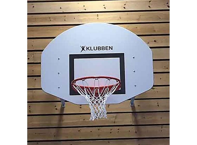 Basketballkurv med nett og plate Innebruk | Komplett sett med veggfeste 