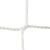 Stoppnett 2,3 mm | masker 45 mm | Hvit Ballfangernett etter spesielle mål 