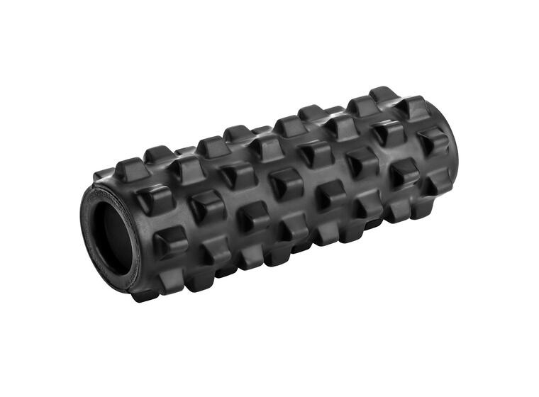 RumbleRoller Foam Roller Svart 12,5 x 56 cm | Ekstra fast 