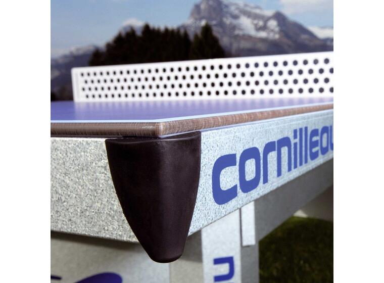 Bordtennisbord Cornilleau 510M Campus Blå | Utendørs | Med stålnett 