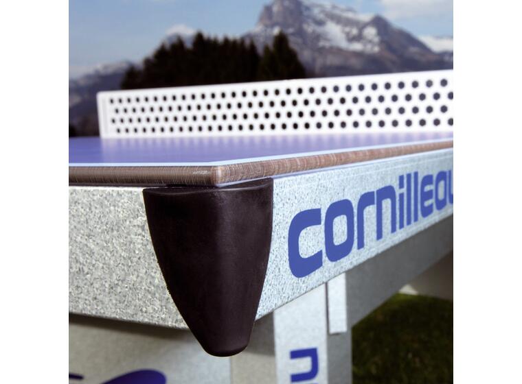 Bordtennisbord Cornilleau 510M Campus Blå | Utendørs | Med stålnett 