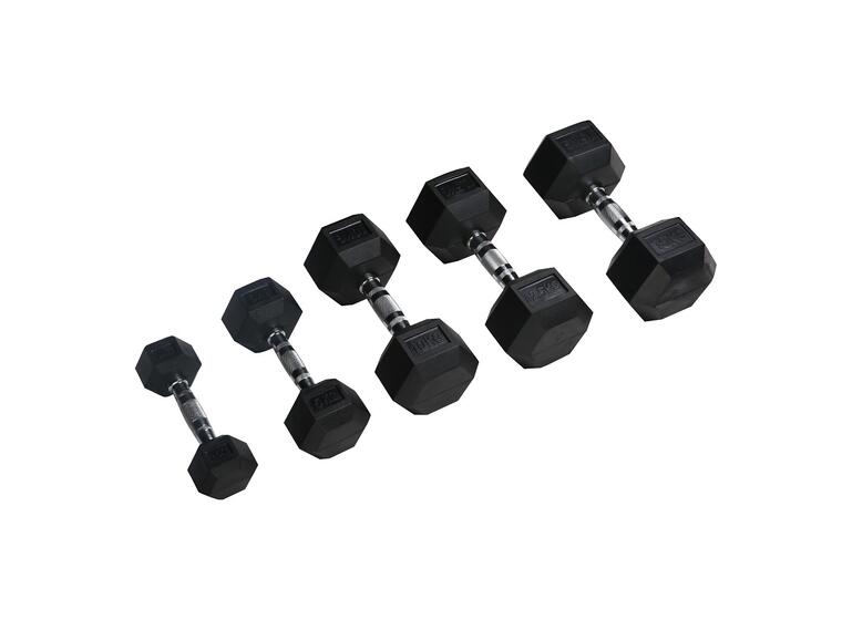 Manual Sport-Thieme Rubber Hex 1 kg 1 stk. dumbbell 