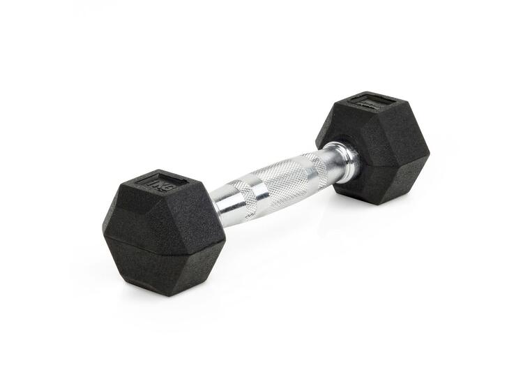 Manual Sport-Thieme Rubber Hex 1 kg 1 stk. dumbbell 