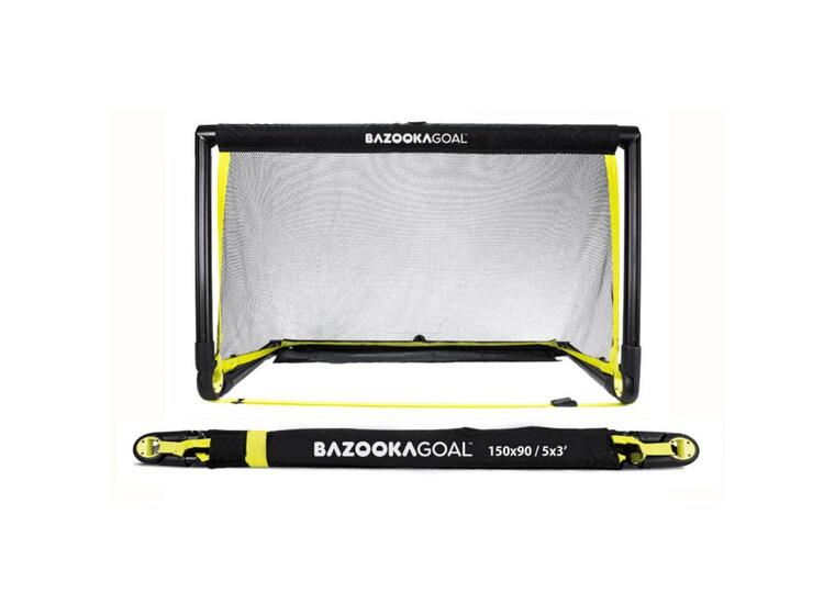 BazookaGoal XL | 150X90 cm 3v3 Fotballmål - Sammenleggbart minimål 