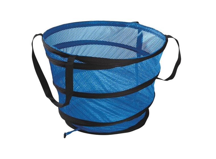 Oppbevaringskurv sammenleggbar | Blå 50 liters oppbevaringskurv i stoff 