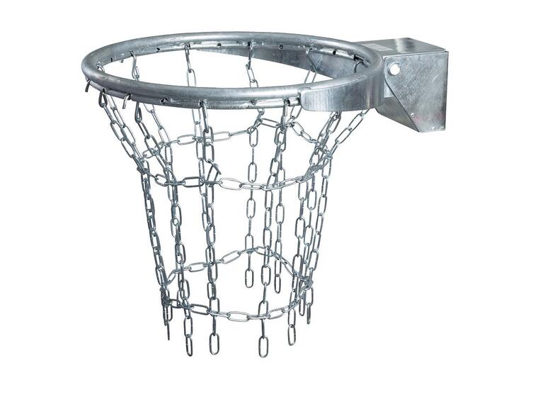 Basketballkurv med nett og plate Utebruk | Komplett sett med veggfeste 