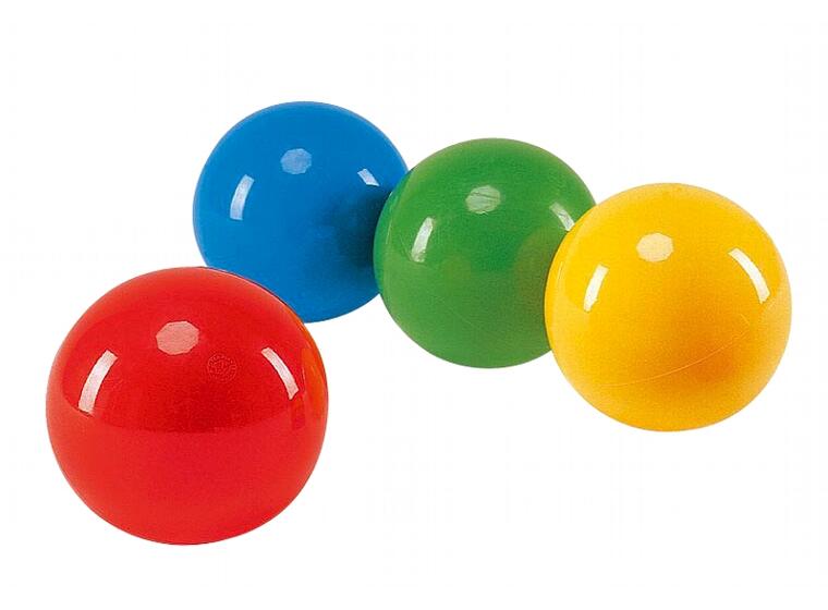 Freeball 12,5 cm - ass.farger 24 stk. | Lett gummiball | Lateksfri 