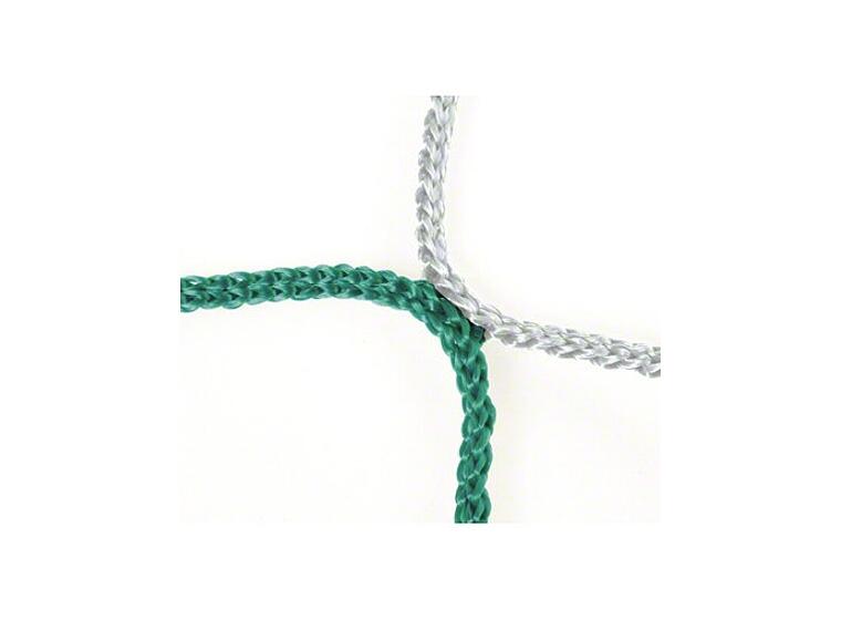 Nett 7'er fotballmål 5x2 m 80/150 | 4 mm | M120 | hvit/grønn 