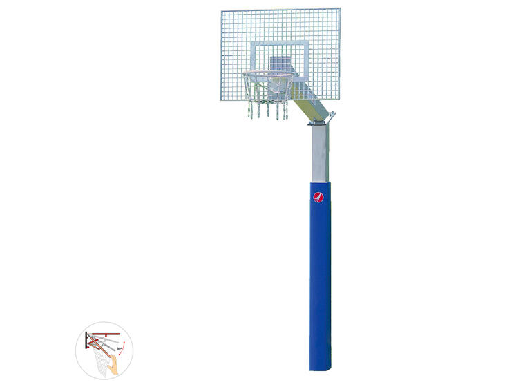 Basketballstativ Fair Play Silent 2.0 180x105 cm | Fastmontert | Dunkering 