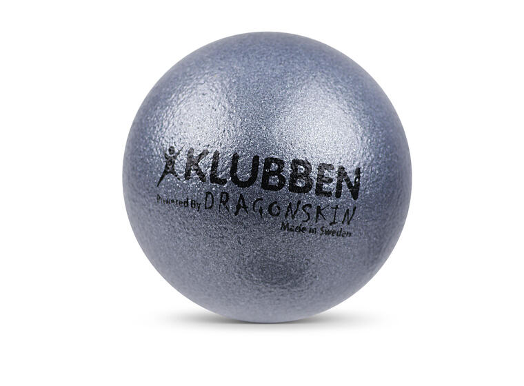 Dragonskin Grip softball 16 cm | Sølv Skumball til lek, stikkball & kanonball 