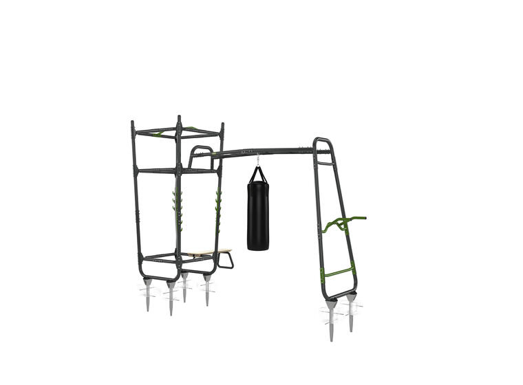 EXIT GetSet Powerstation PS510 436x217 cm | Utendørs treningsapparat 