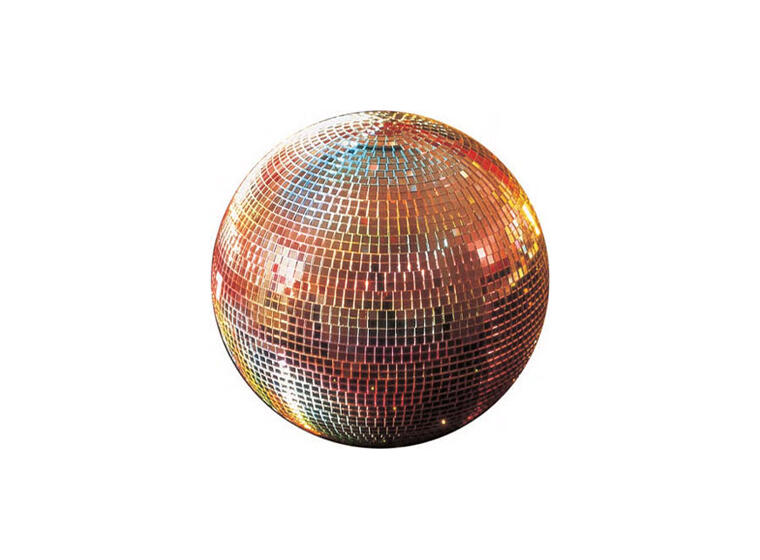 Speilball uten farger 30 cmD Motor ikke inkludert 