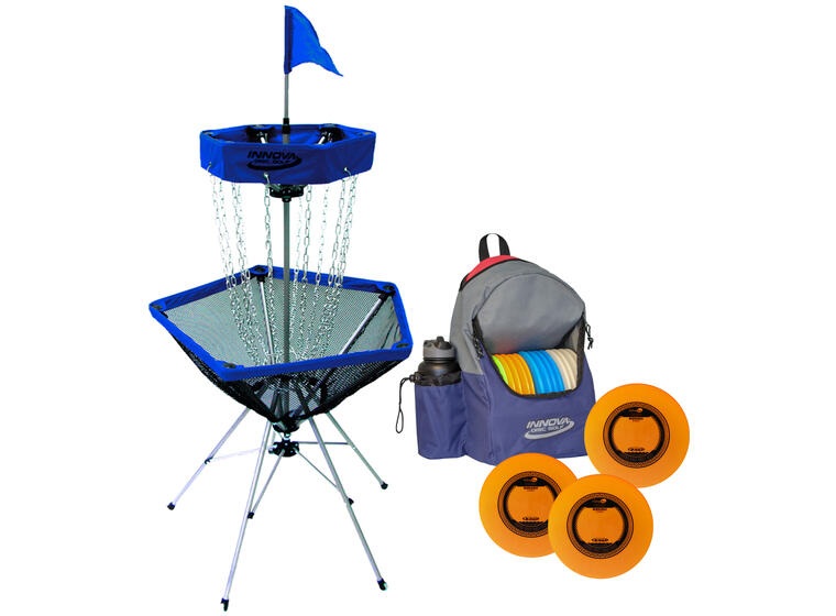 Discgolf pakke Klassesett 15 discer | 1 ryggsekk | 1 kurv 