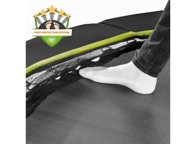 EXIT Silhouette trampoline 153 x 214 cm | Svart 