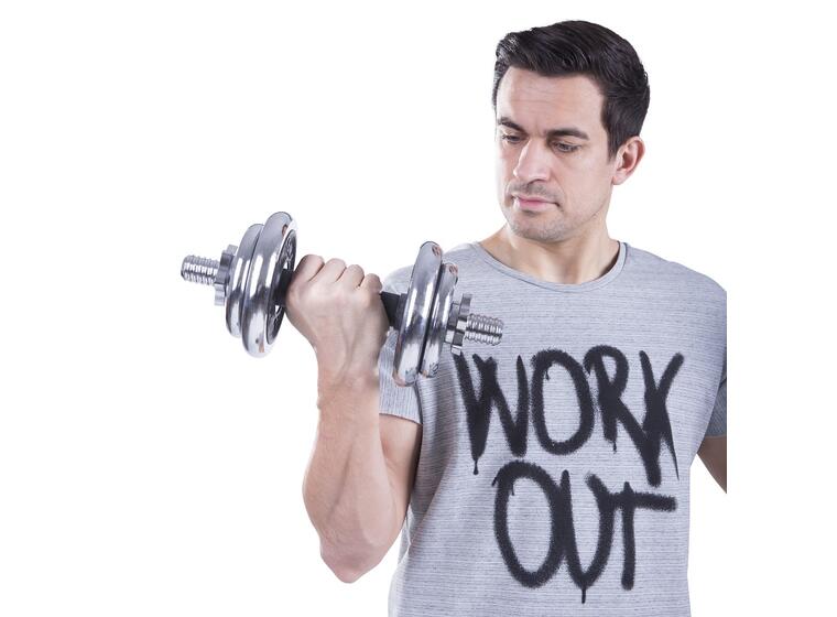 Manual med løse vekter 10 kg dumbbell med koffert 